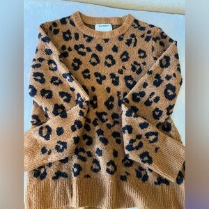 Leopard print sweater